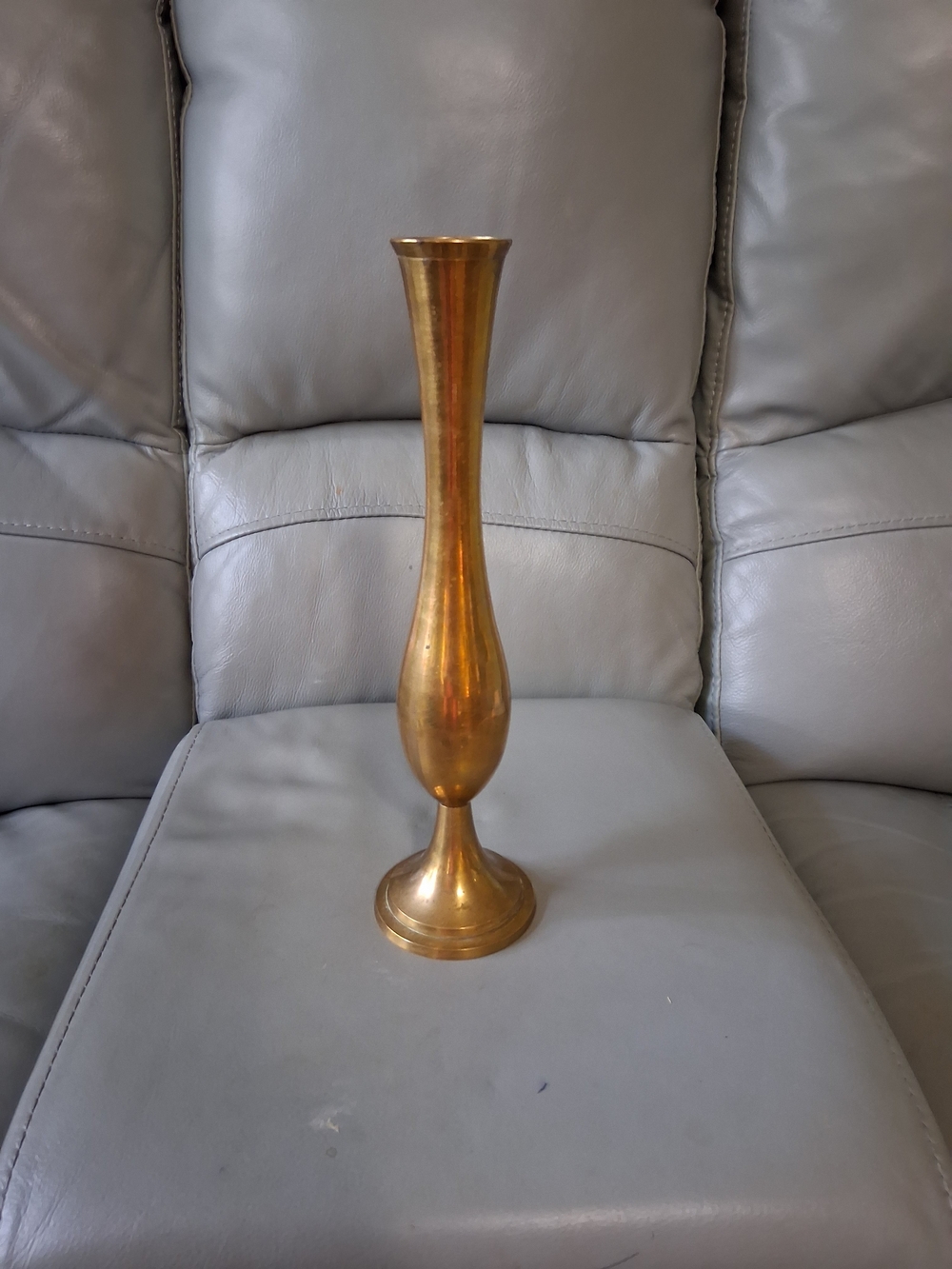 Vintage Brass Bud Vase